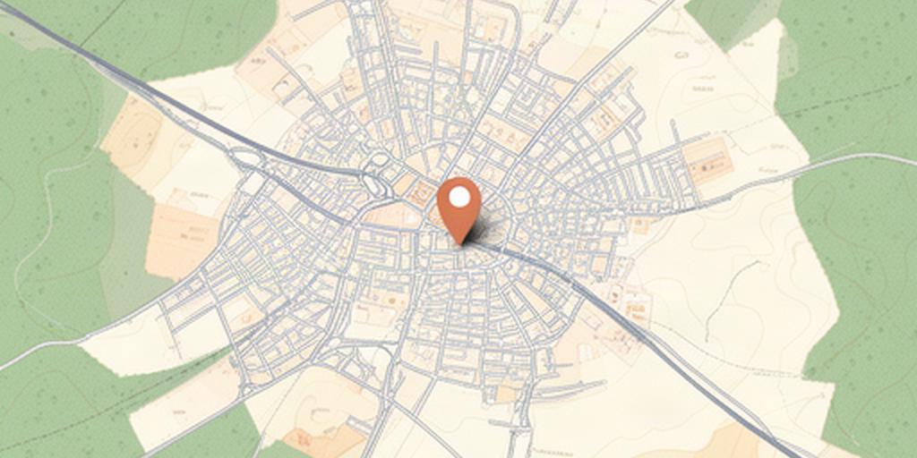 Mapa estático de Zafra, Badajoz, con la ubicación del obrador de Pastelería Horno Zafra S.L.